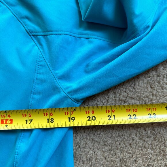 Marmot Jacket Womens Large Full Zip Mock Neck Running Activewear Blue Pockets - Picture 8 of 12